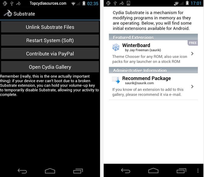 Cydia for Android