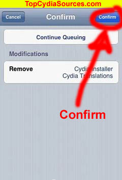 how to delete Cydia